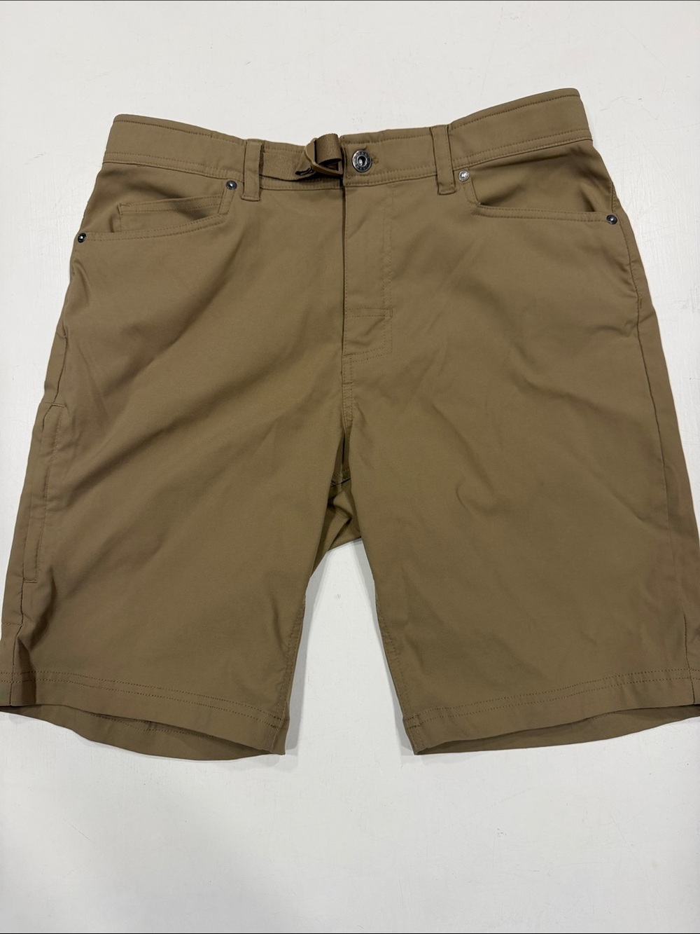 Gerry Men's Flat Front Shorts - Khaki Brown